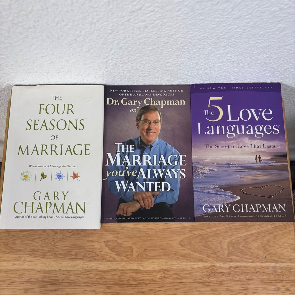 Gary Chapman Marriage Book Lot 3pc The 5 Love Languages Four Seasons Paperback